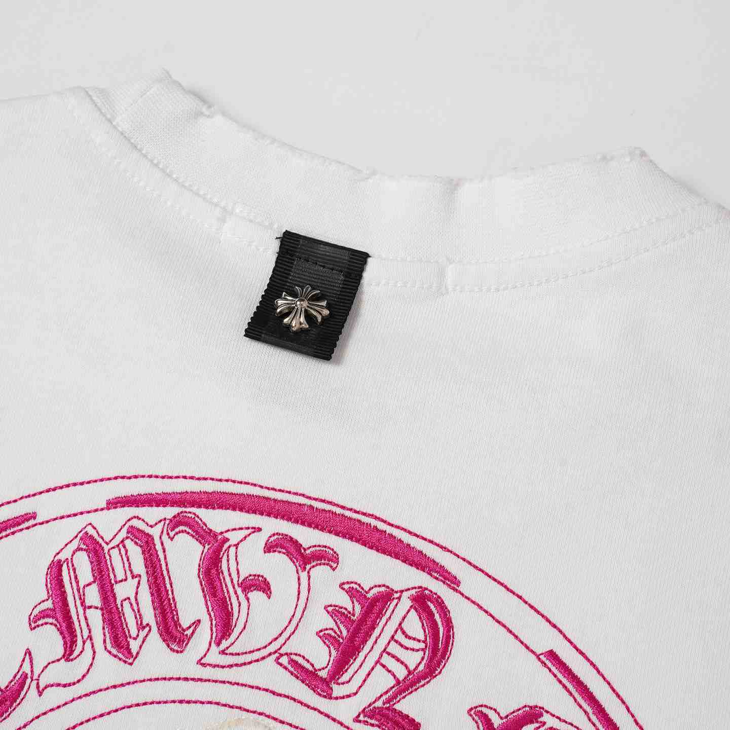 Chrome Hearts Horseshoe Logo T-Shirt 'White' - DesignerGu