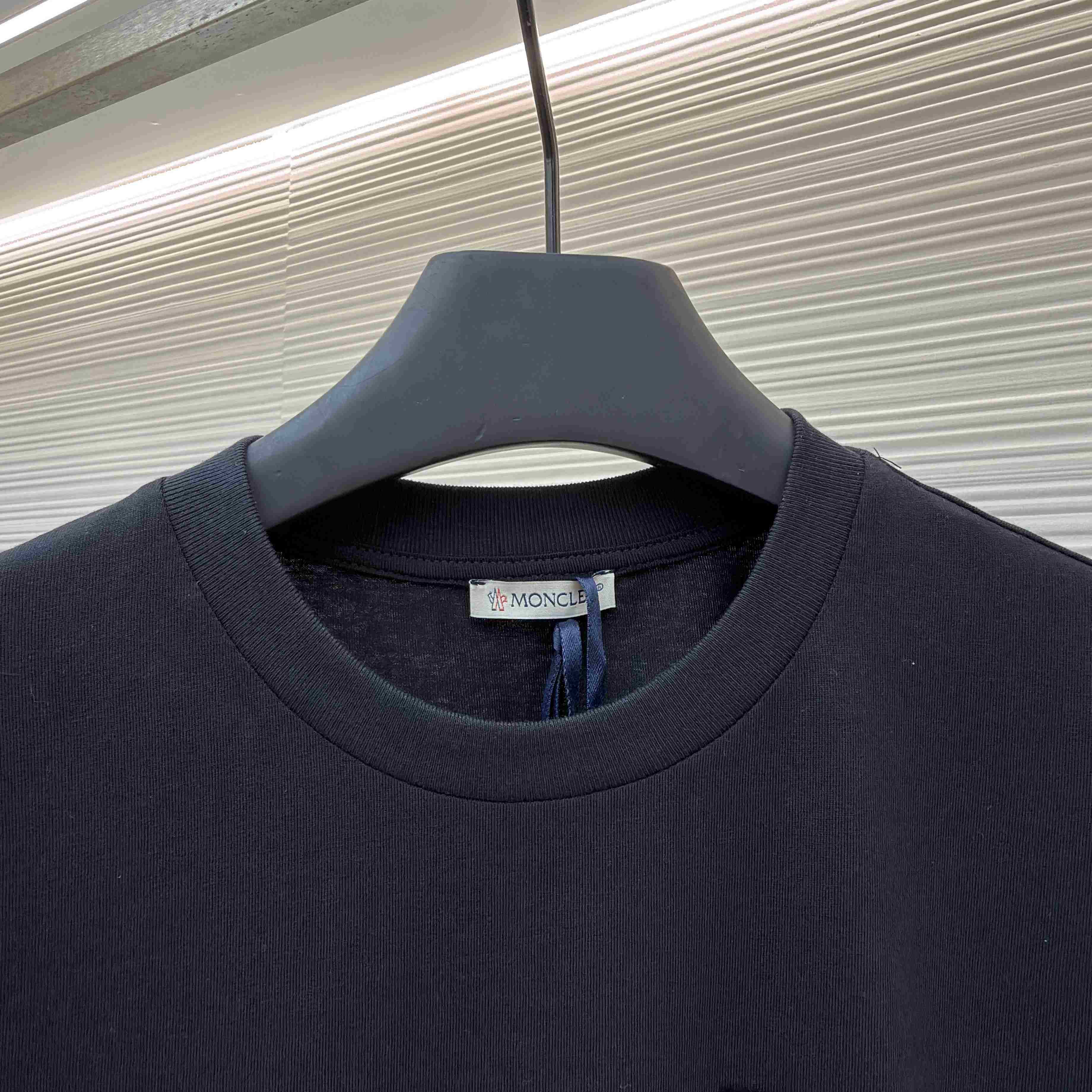 Moncler Logo Print Cotton T-Shirt - DesignerGu