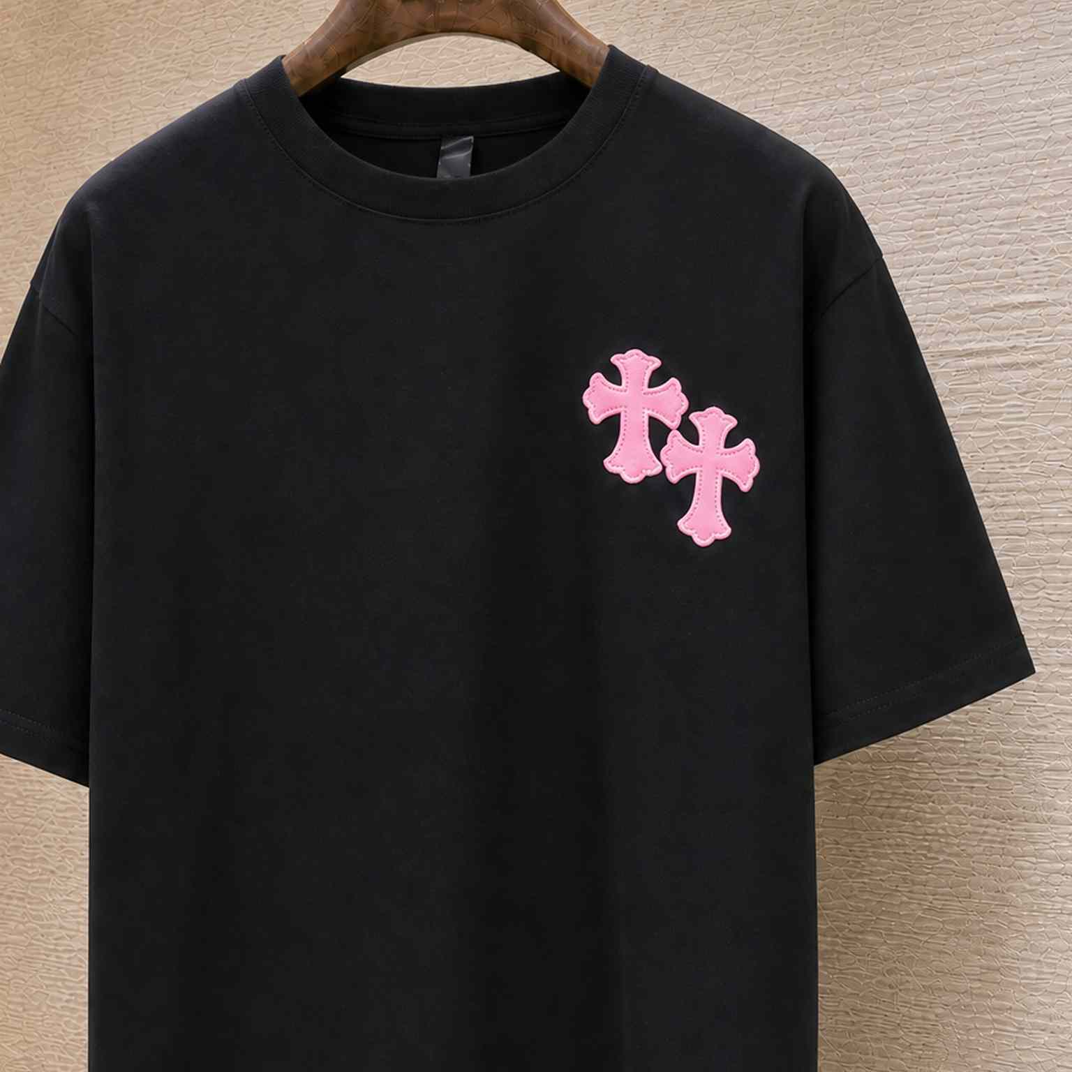 Chrome Hearts  Croce Heart Cross T-shirt - DesignerGu