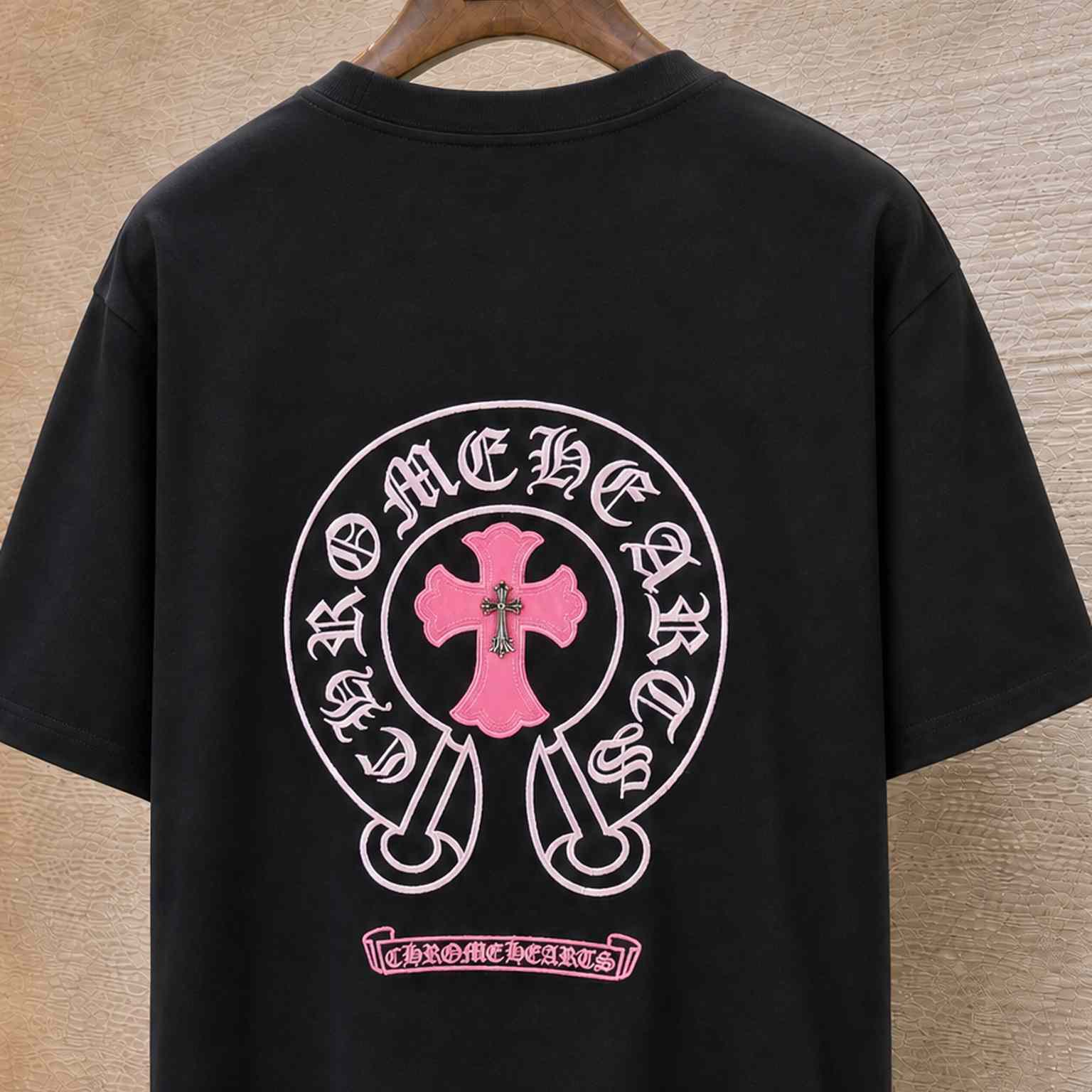 Chrome Hearts  Croce Heart Cross T-shirt - DesignerGu
