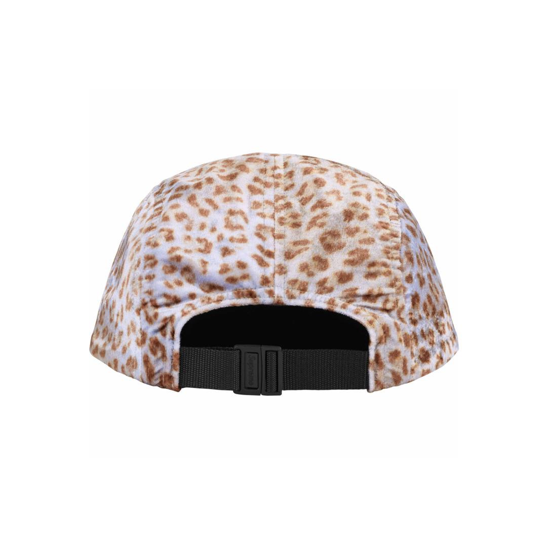 Supreme Leopard Velvet Camp Cap 'Tan' - DesignerGu