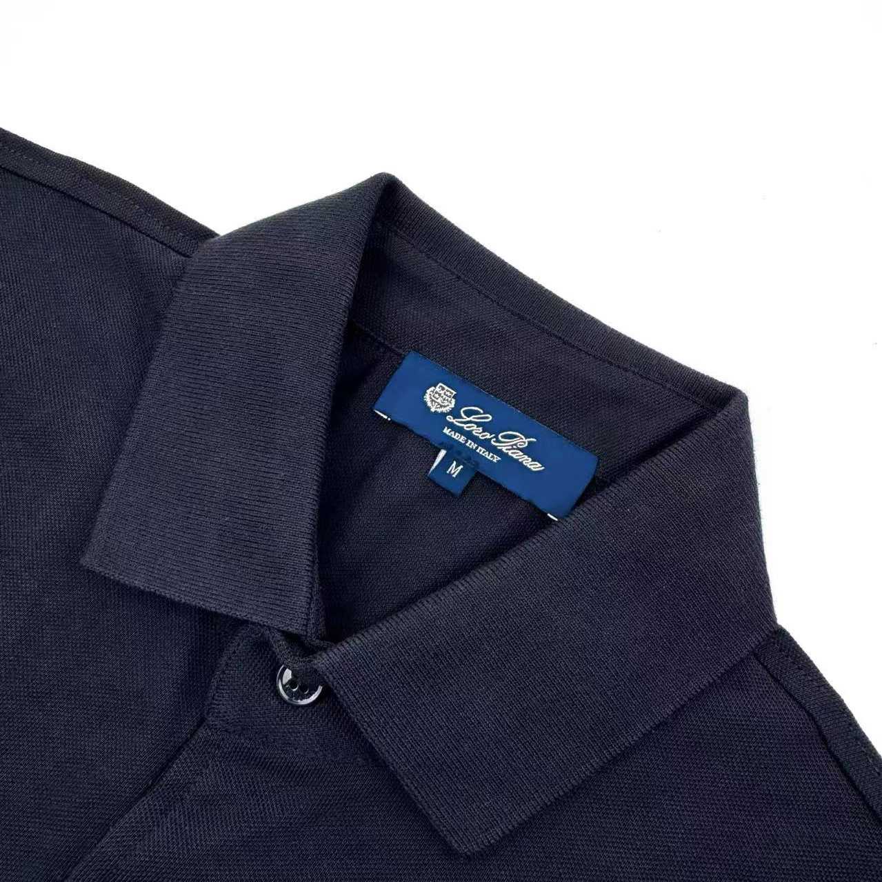 Loro Piana  Crew Neck Polo Shirt - DesignerGu