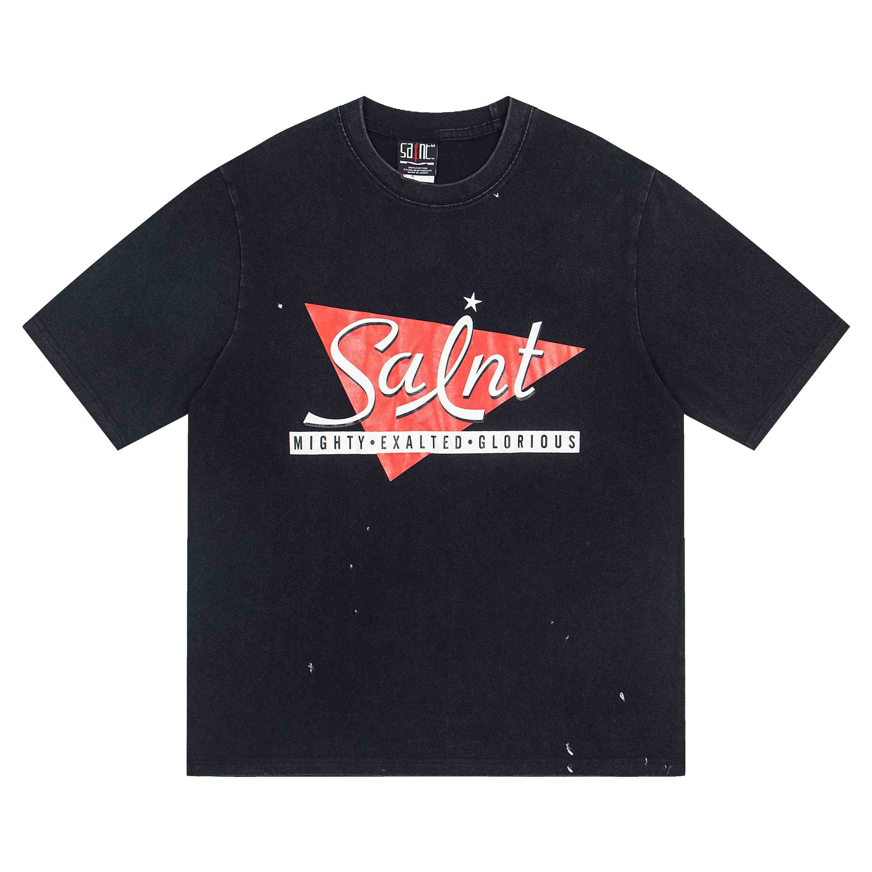 Saint Michael FF Short-Sleeve Tee 'Black' - DesignerGu