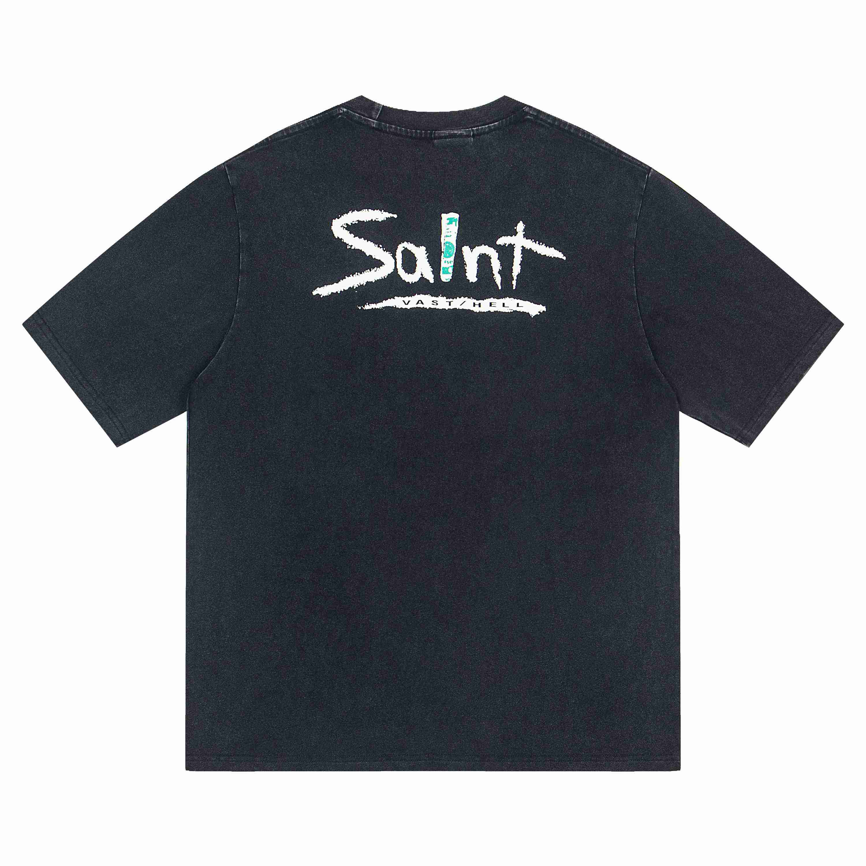 Saint Michael FF Short-Sleeve Tee 'Black' - DesignerGu