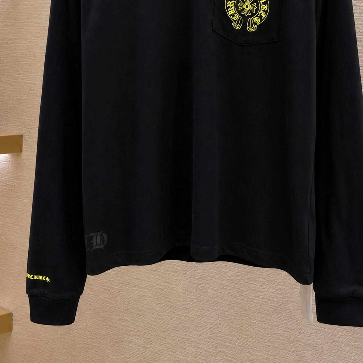 Chrome Hearts Yellow Staff Long Sleeve T-Shirt - DesignerGu