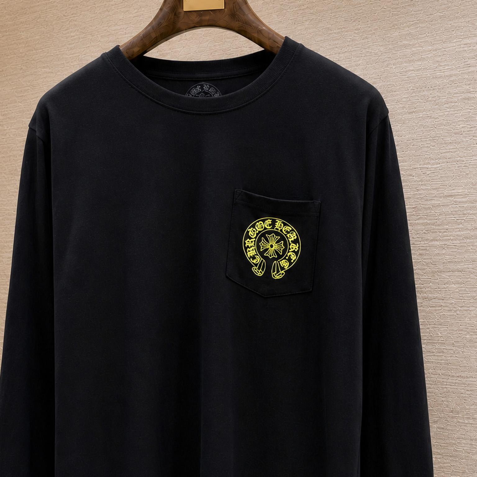 Chrome Hearts Yellow Staff Long Sleeve T-Shirt - DesignerGu