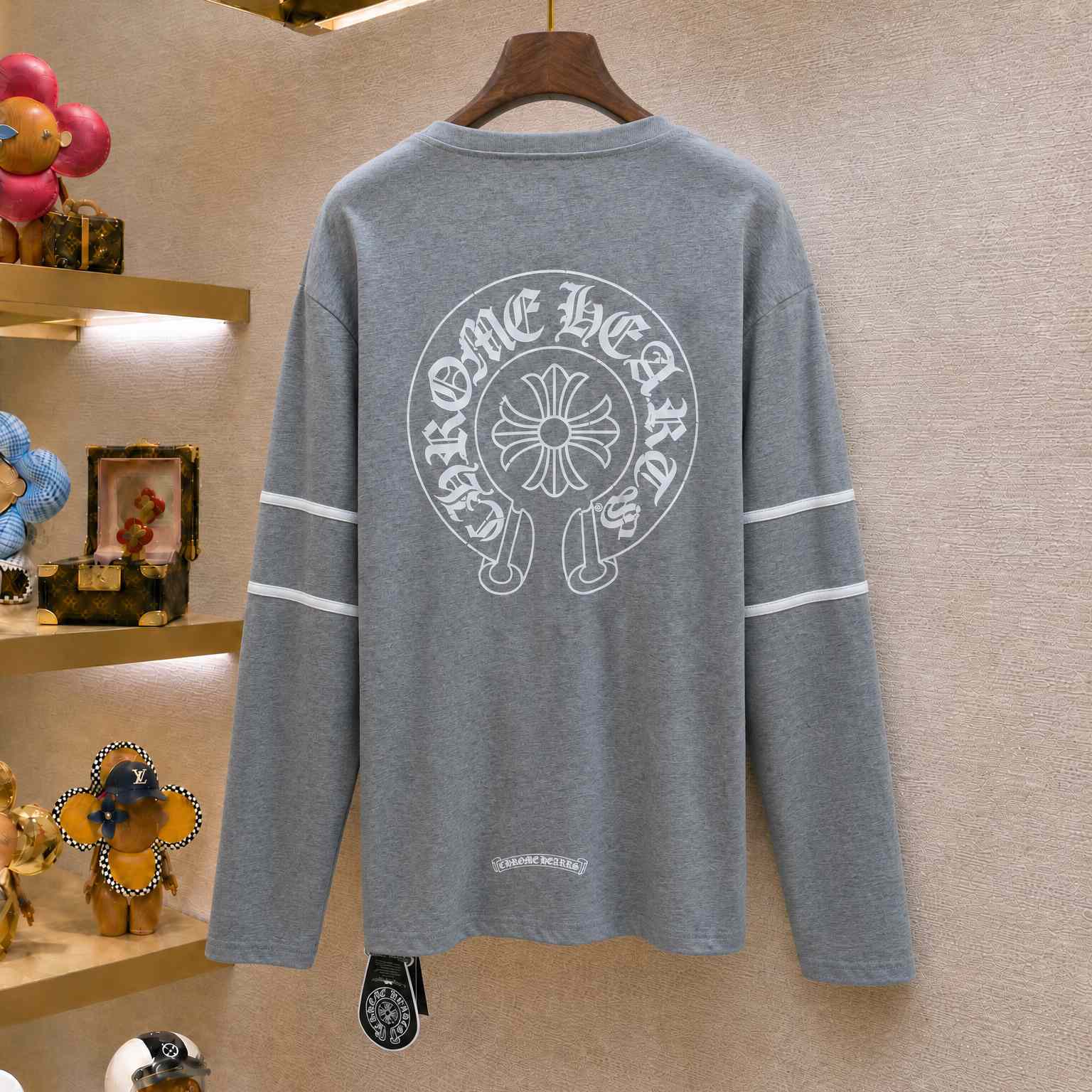 Chrome Hearts #33 Long-Sleeve 'Gray' - DesignerGu