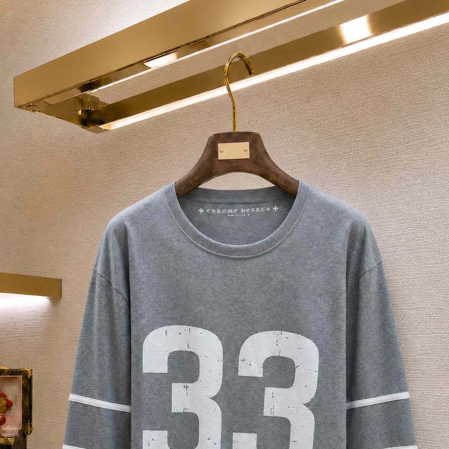 Chrome Hearts #33 Long-Sleeve 'Gray' - DesignerGu