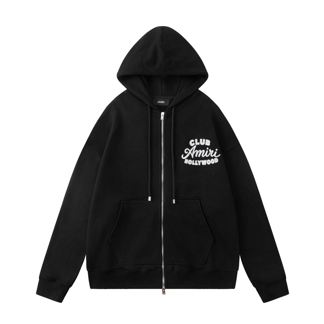Amiri Club Amiri Zip Up Hoodie - DesignerGu