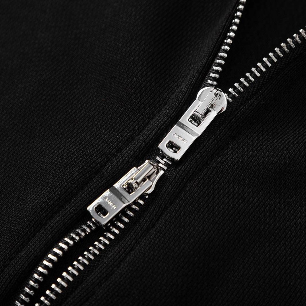 Amiri Club Amiri Zip Up Hoodie - DesignerGu