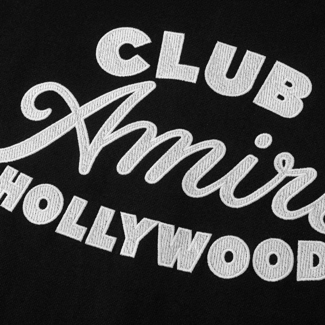 Amiri Club Amiri Zip Up Hoodie - DesignerGu