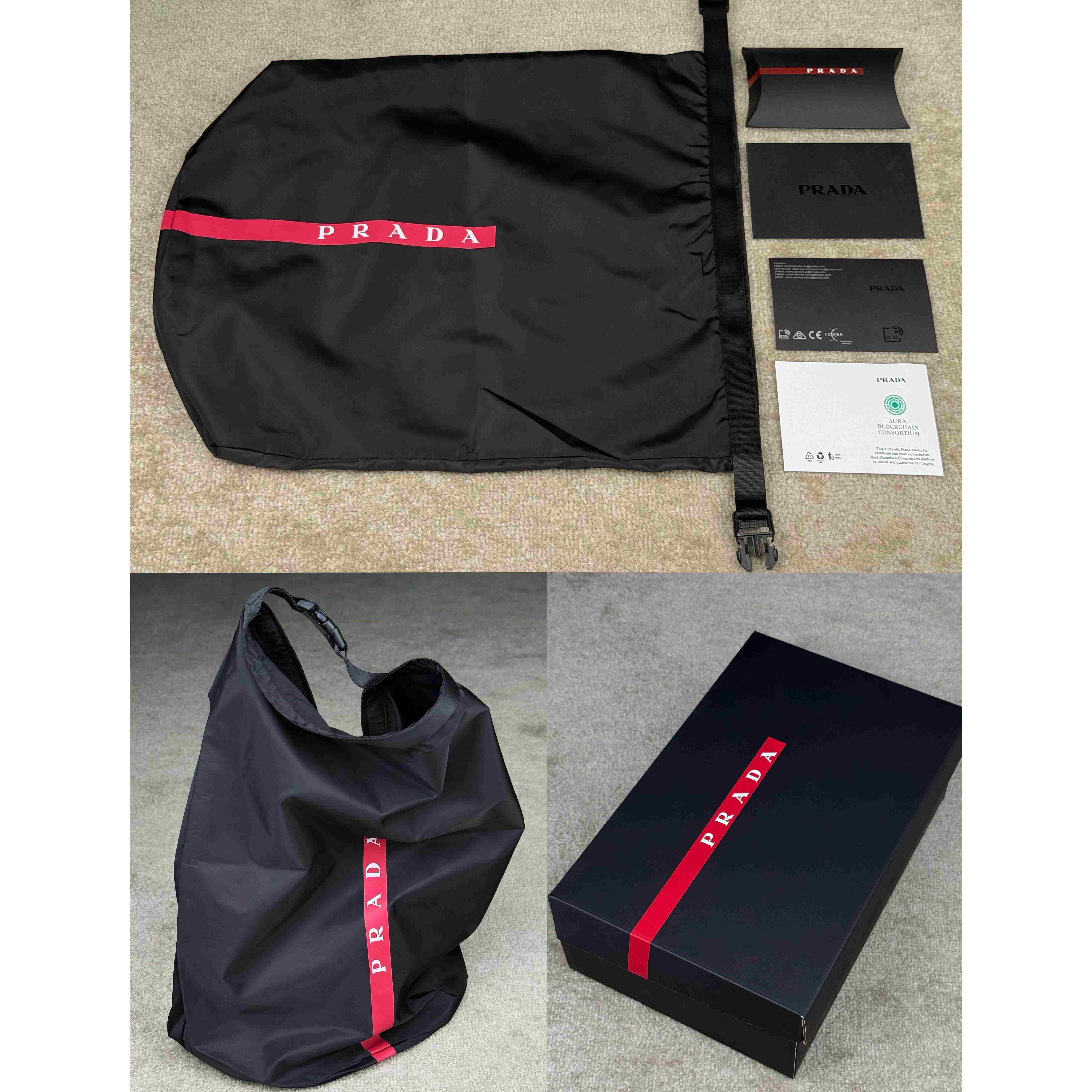 Patent Leather And Technical Fabric Prada America's Cup Sneakers（upon uk size） - DesignerGu