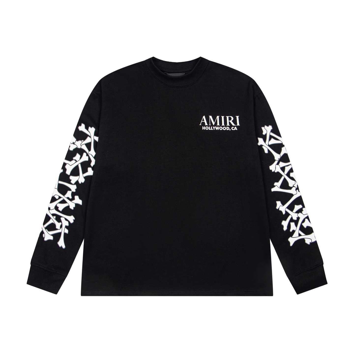 Amiri CottonBones Stacked Long Sleeve T-shirt 'Black' - DesignerGu