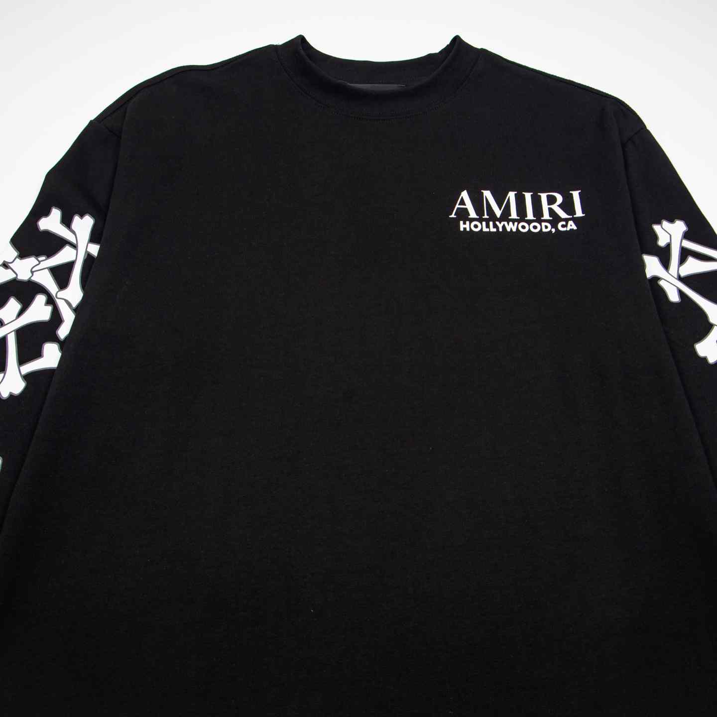 Amiri CottonBones Stacked Long Sleeve T-shirt 'Black' - DesignerGu