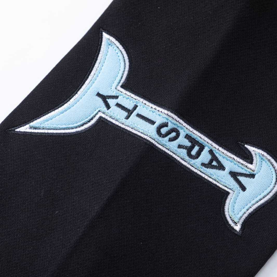 Amiri Logo Patch Zip Up Hoodie - DesignerGu