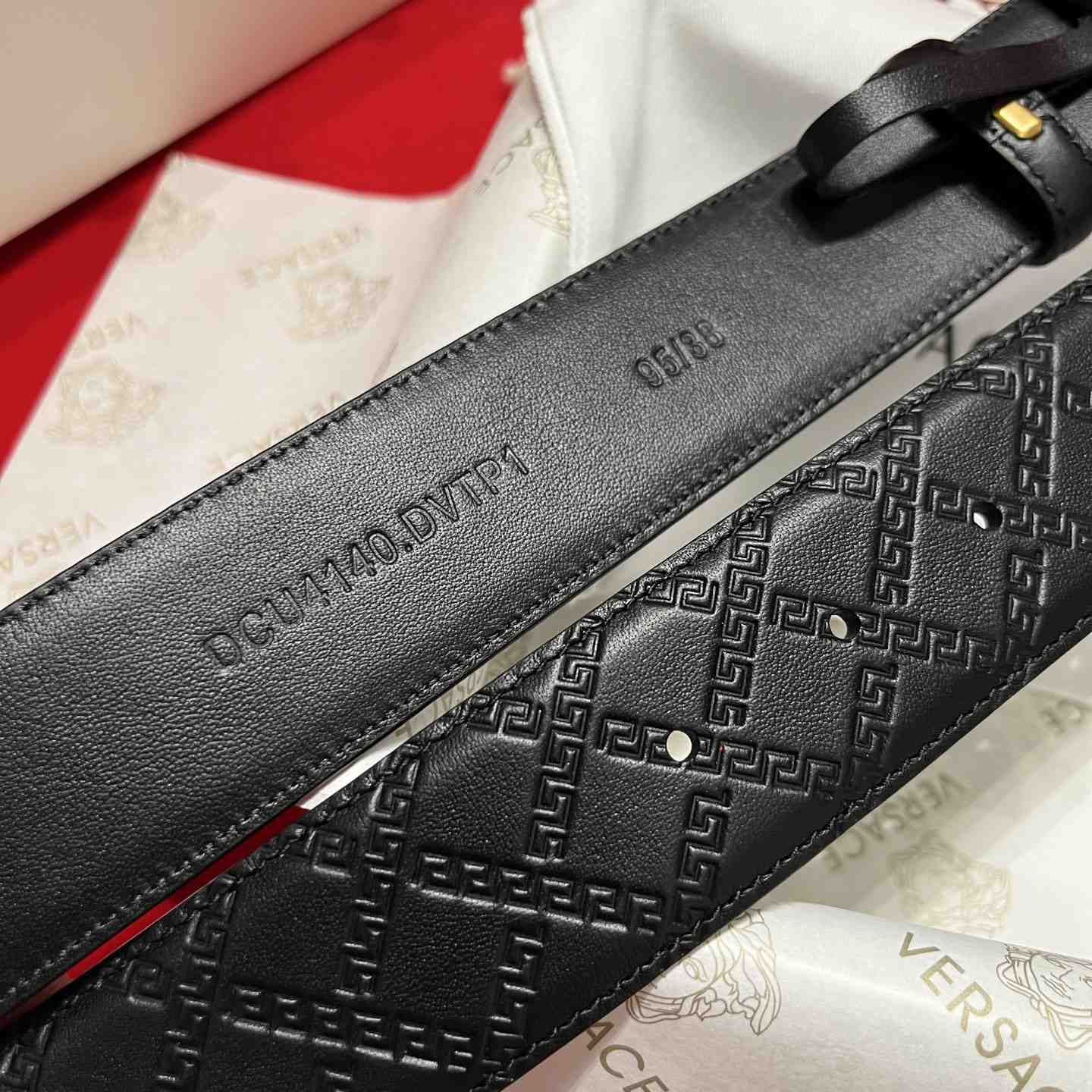 Versace Leather Belt   - DesignerGu