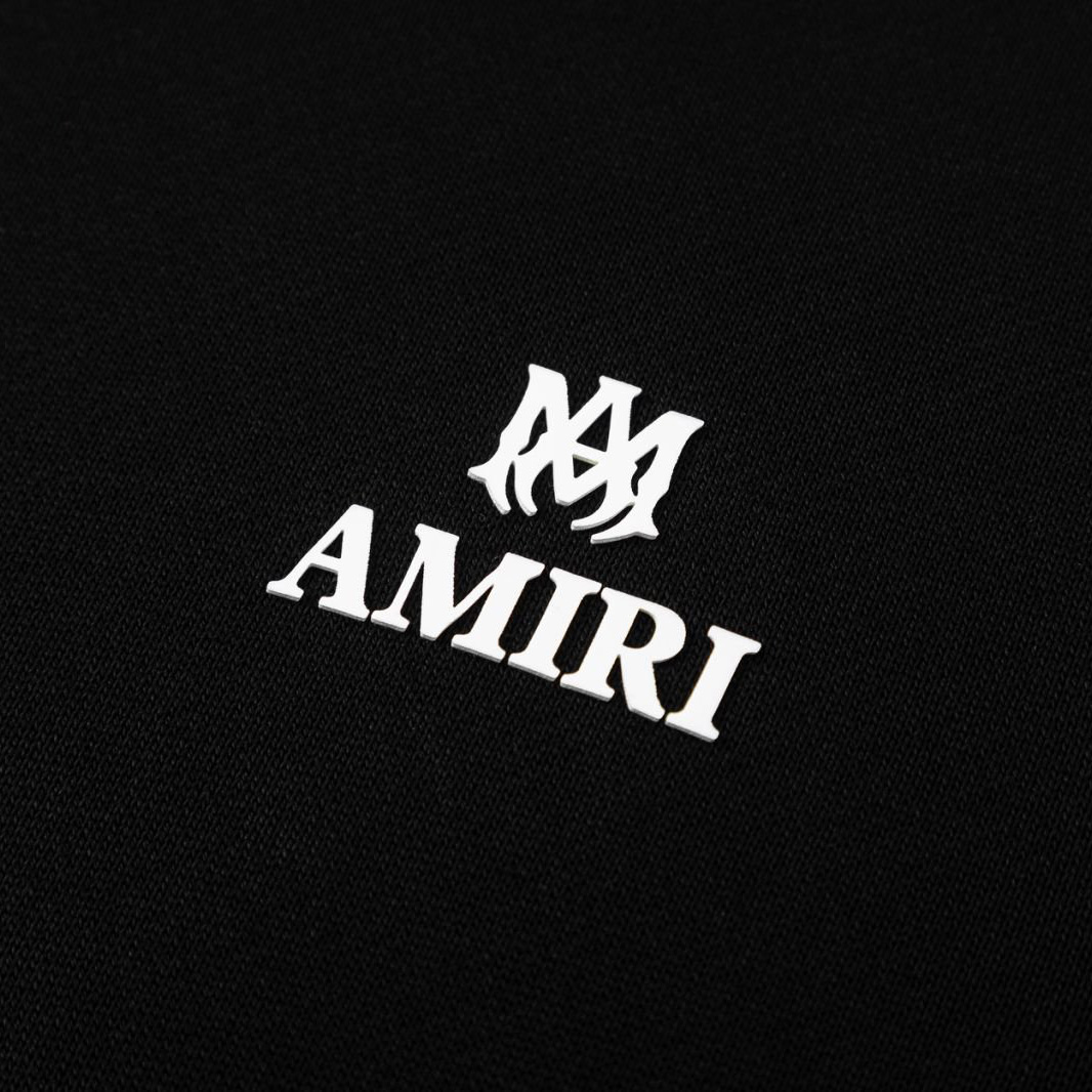 Amiri Logo Detail Zip Up Hoodie - DesignerGu