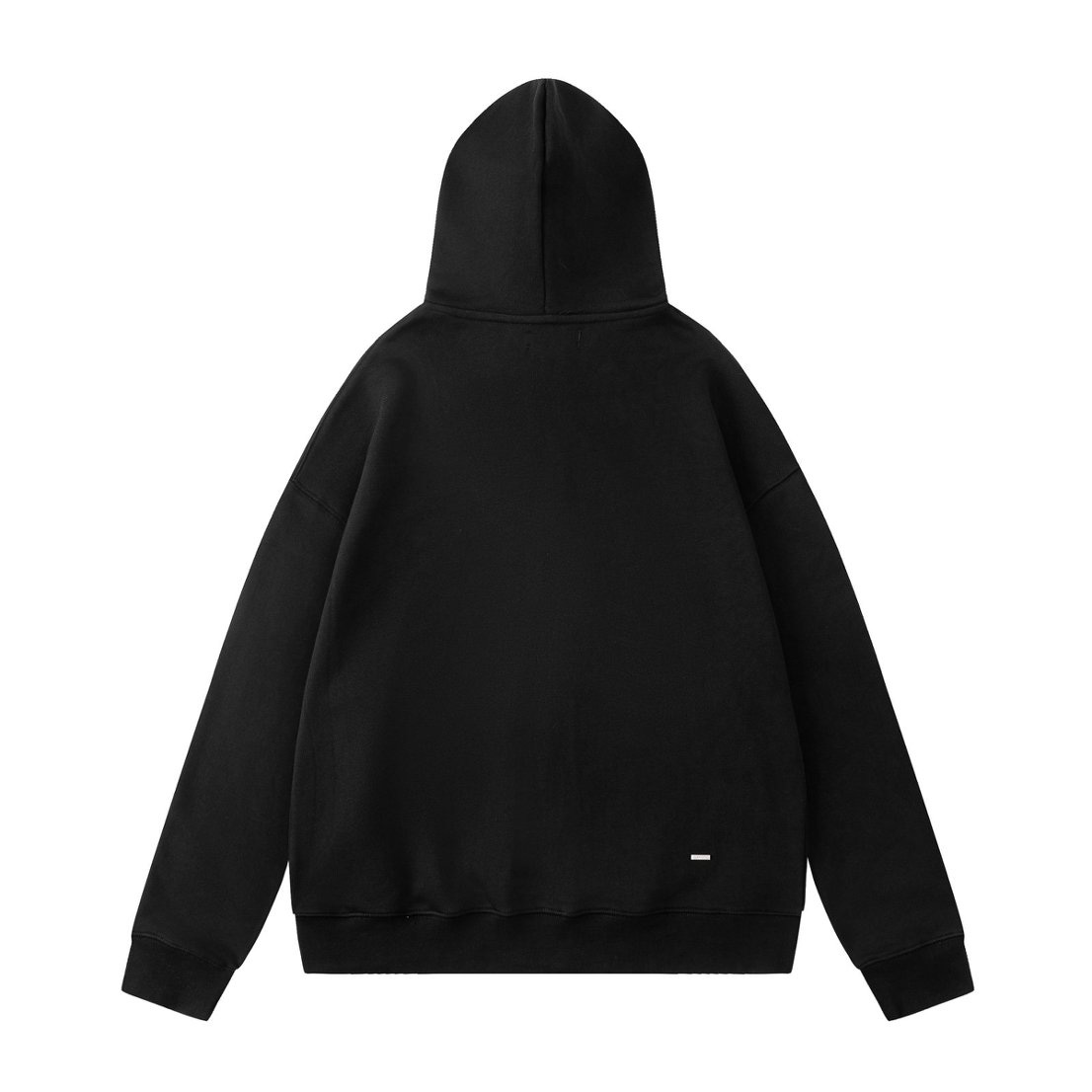 Amiri Black Relaxed Zip-Up Hoodie - DesignerGu