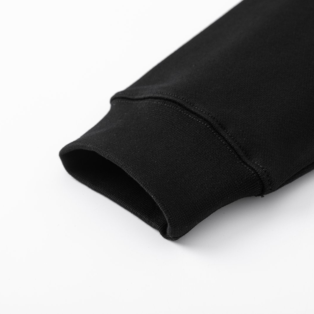 Amiri Black Relaxed Zip-Up Hoodie - DesignerGu