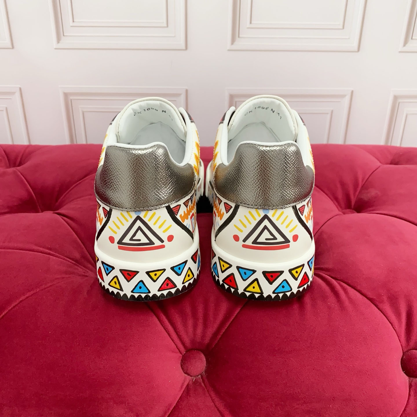 Dolce & Gabbana Portofino Calfskin Sneakers - DesignerGu