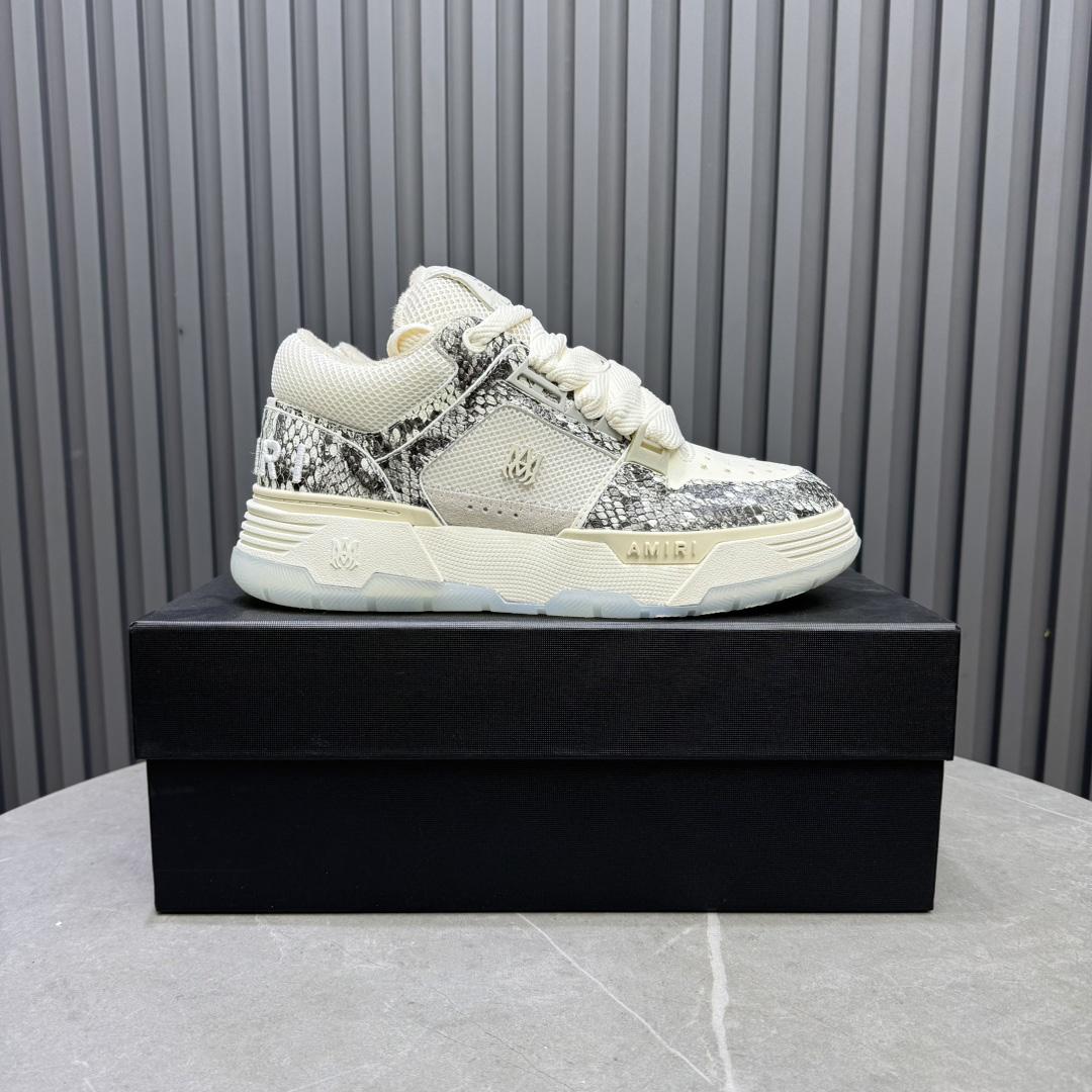 Amiri MA-1 'Snakeskin Alabaster' - DesignerGu