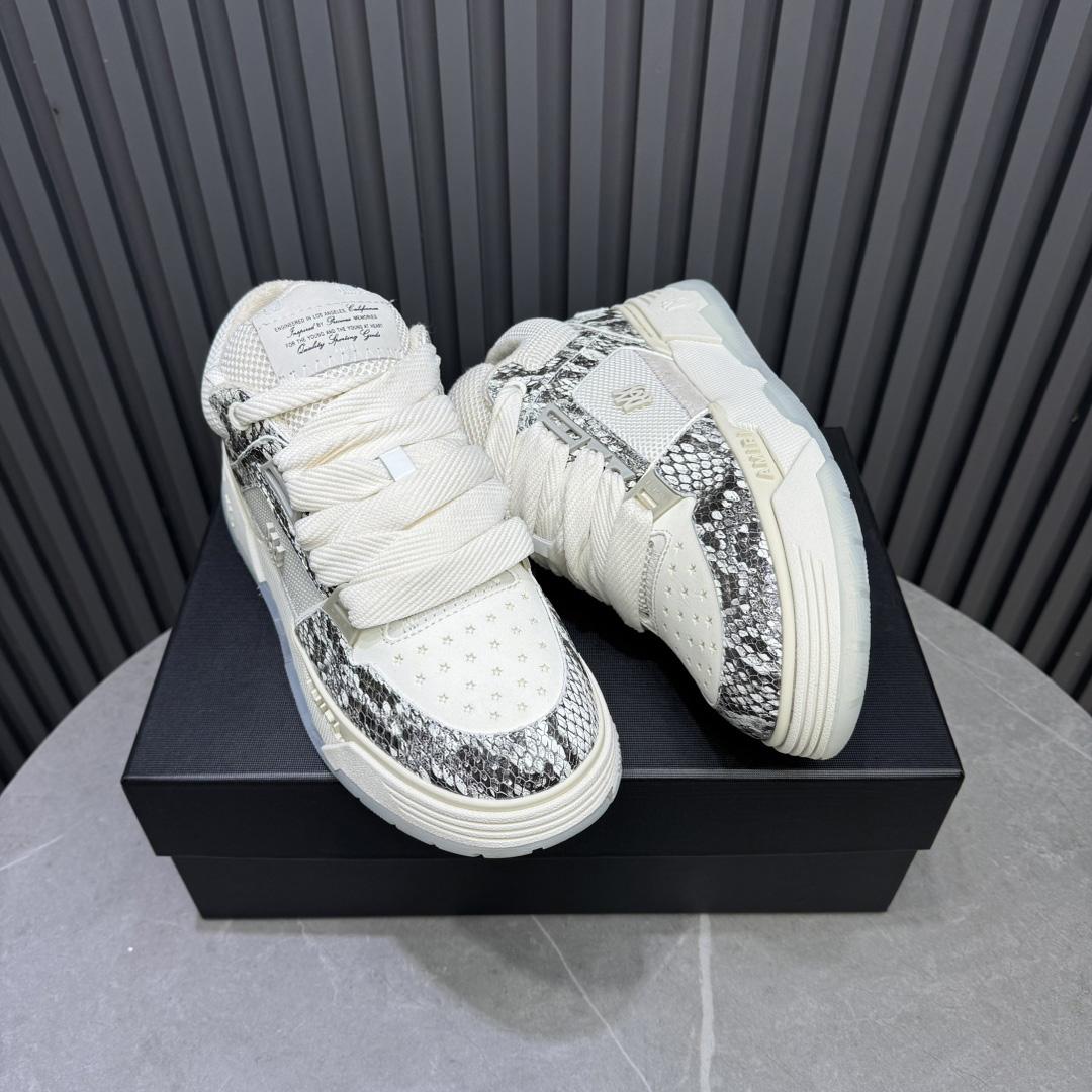 Amiri MA-1 'Snakeskin Alabaster' - DesignerGu