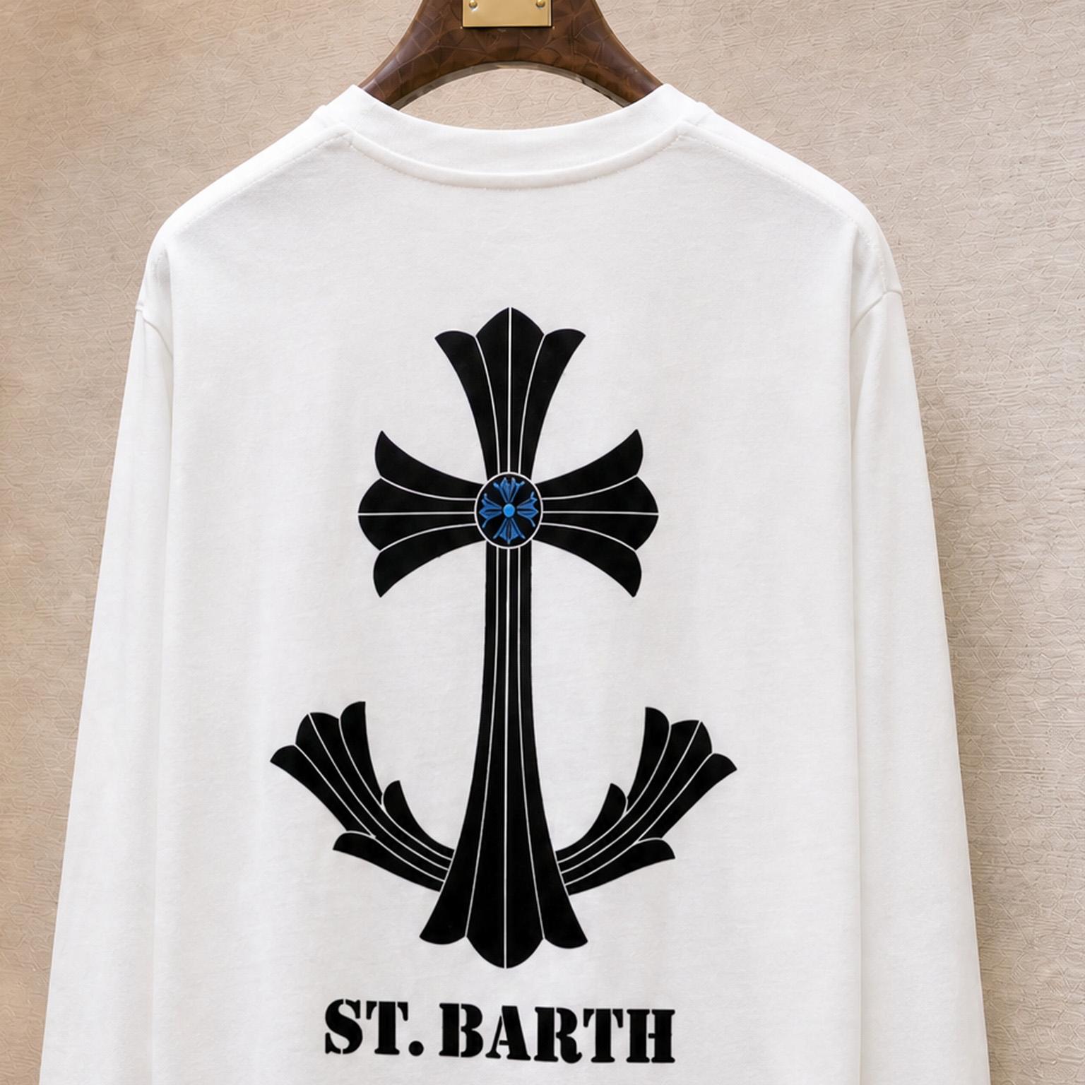 Chrome Hearts St. Barth Long Sleeve T-shirt  'White' - DesignerGu