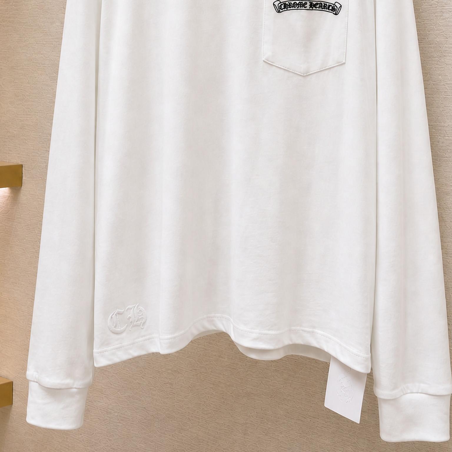 Chrome Hearts St. Barth Long Sleeve T-shirt  'White' - DesignerGu