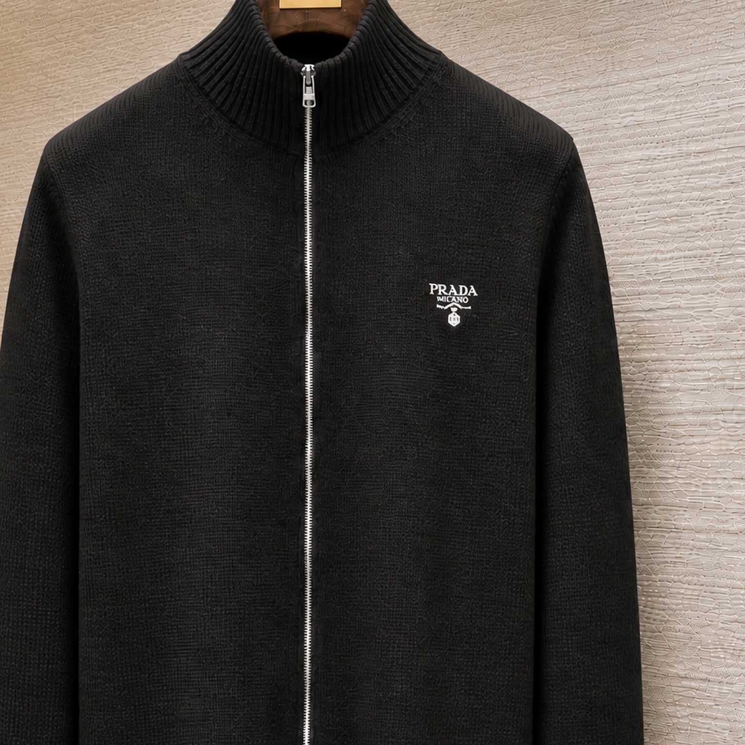 Prada Cashmere Full-Zip Sweater - DesignerGu
