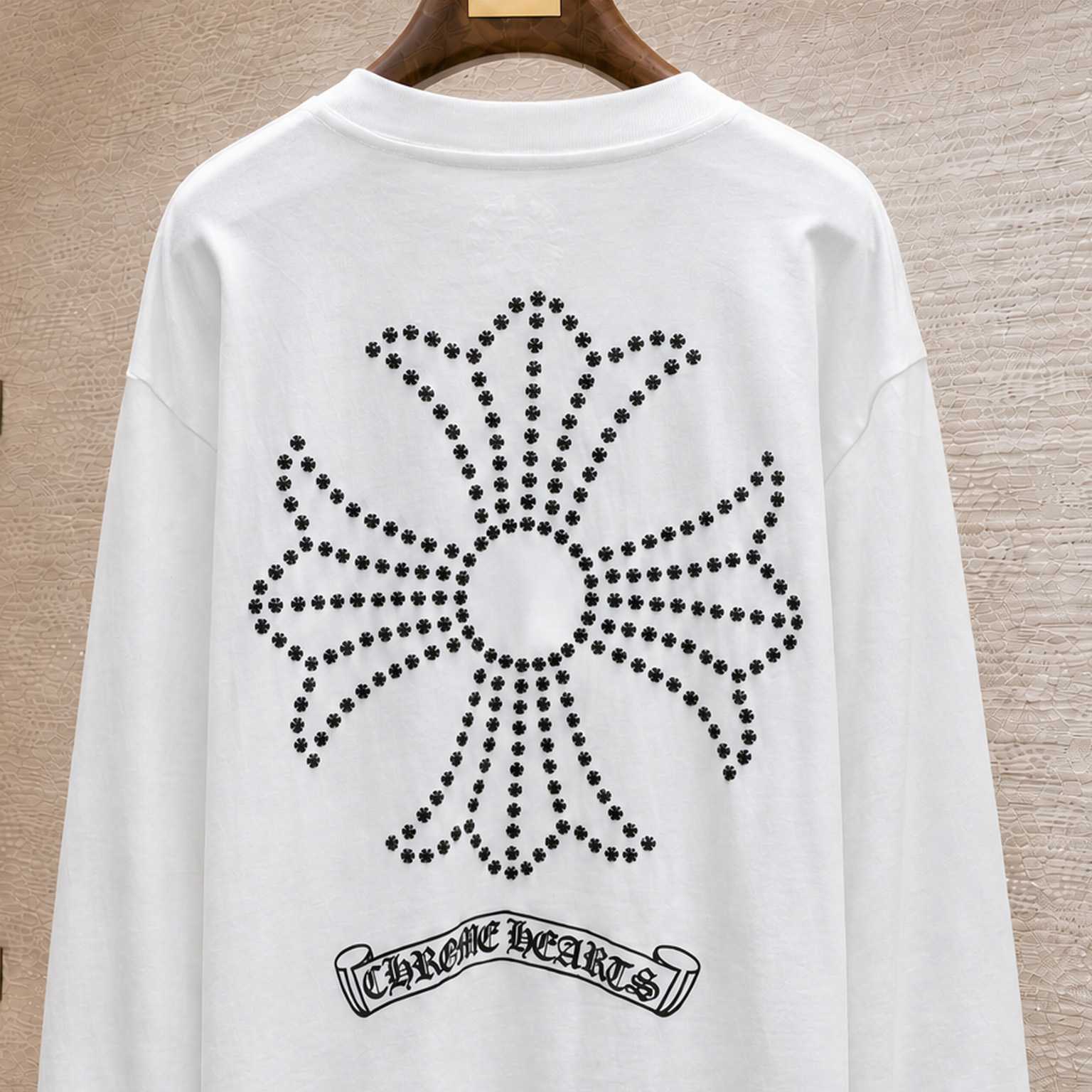 Chrome Hearts Logo Pocket Long Sleeve 'White' - DesignerGu