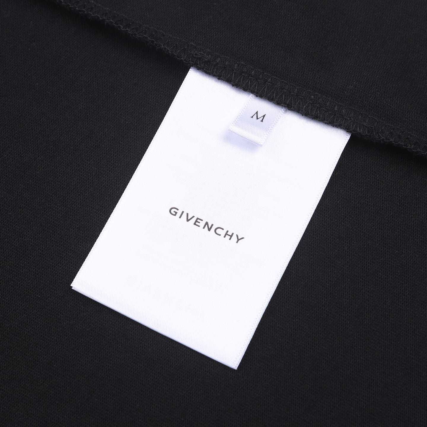 Givenchy Black 'GIVENCHY Paris' Gros Grain T-shirt - DesignerGu