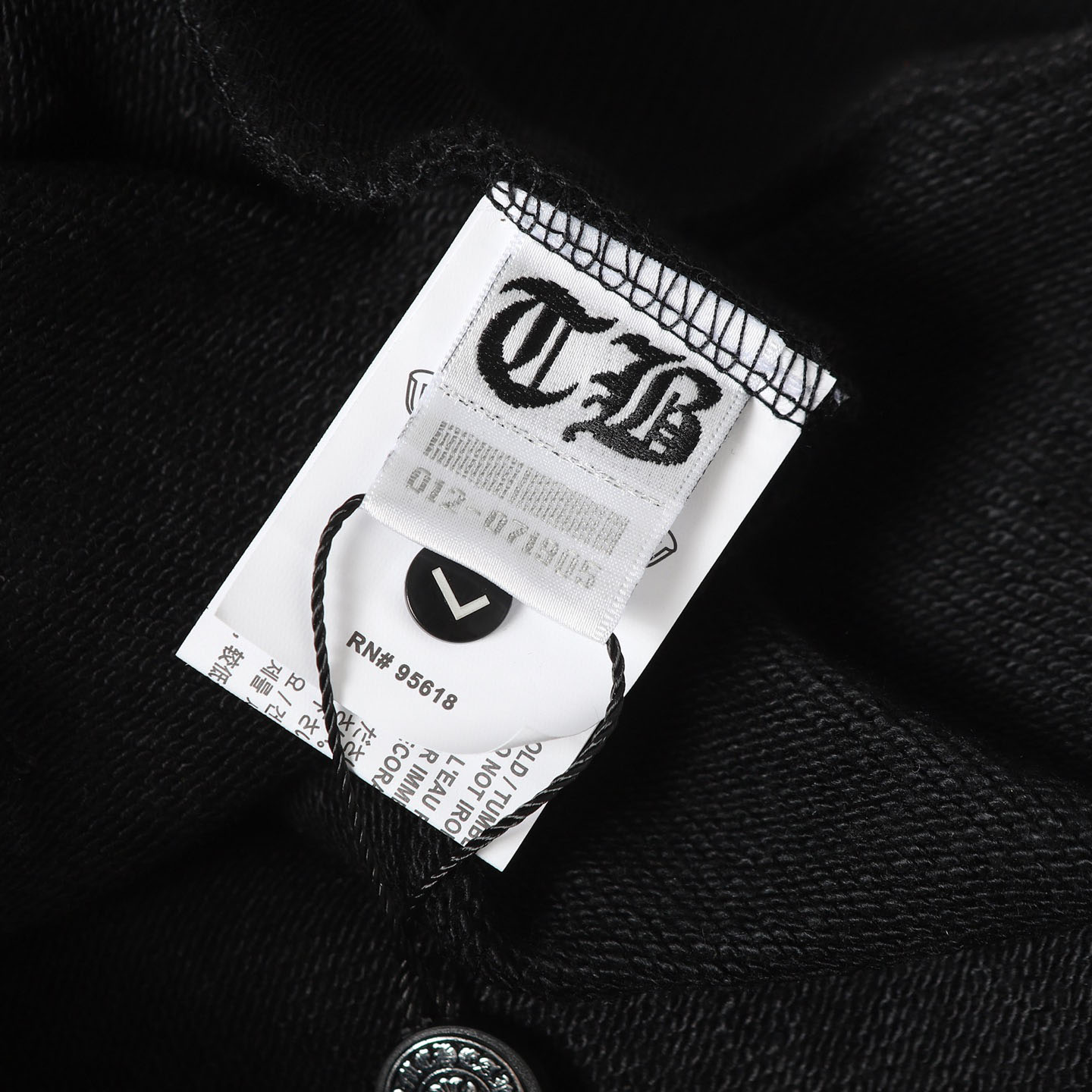 Chrome Hearts Eye Chart Dagger Hoodie 'Black' - DesignerGu