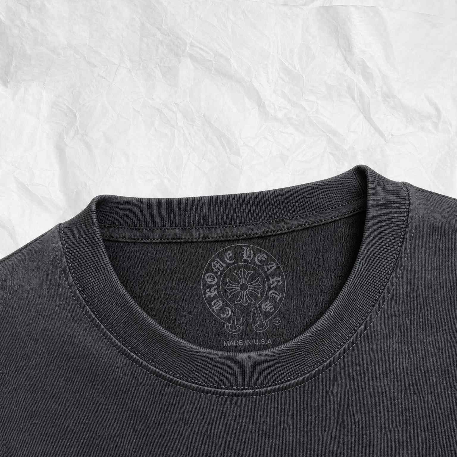 Chrome Hearts Logo Pocket Long Sleeve 'Black' - DesignerGu