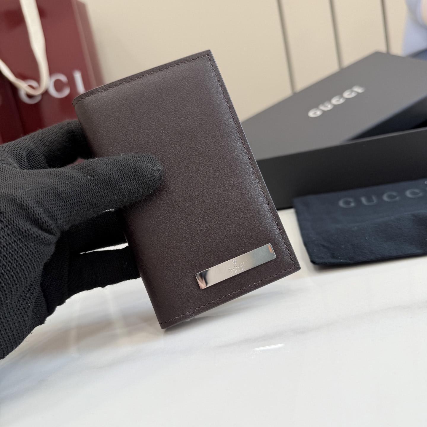 Gucci Card Case With Metal Tag 875594 - DesignerGu