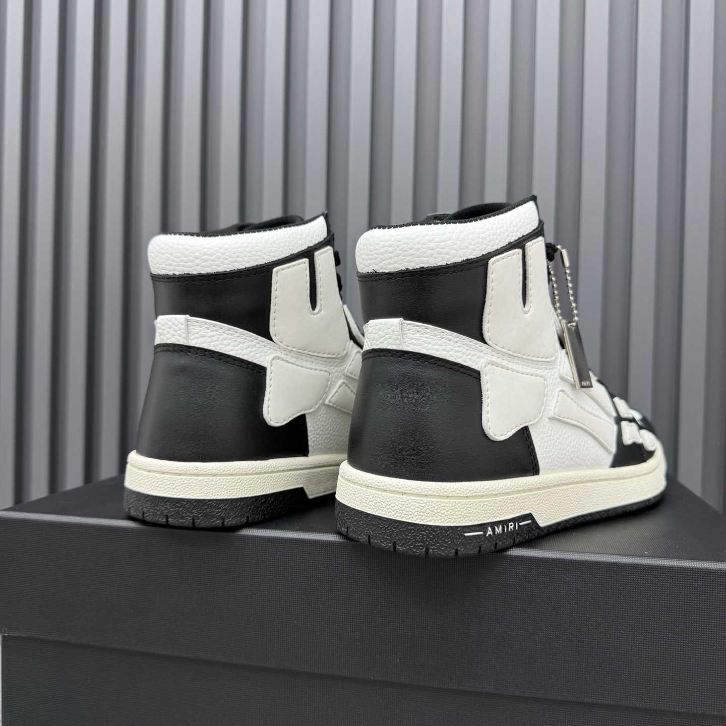 Amiri Skel Top Hi 'Black White' - DesignerGu