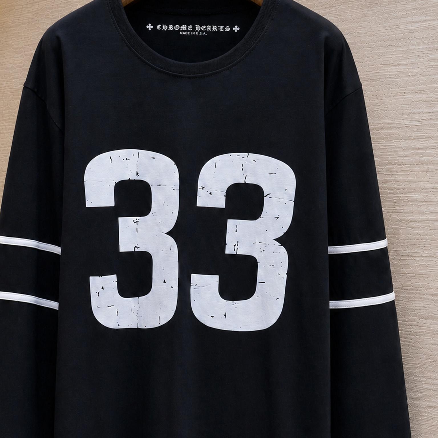 Chrome Hearts #33 Long-Sleeve 'Black' - DesignerGu