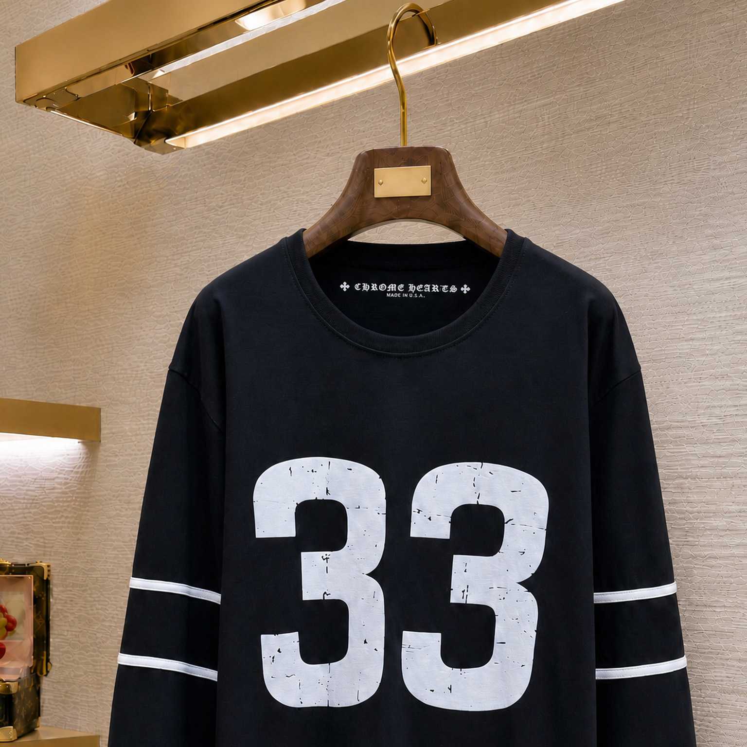 Chrome Hearts #33 Long-Sleeve 'Black' - DesignerGu