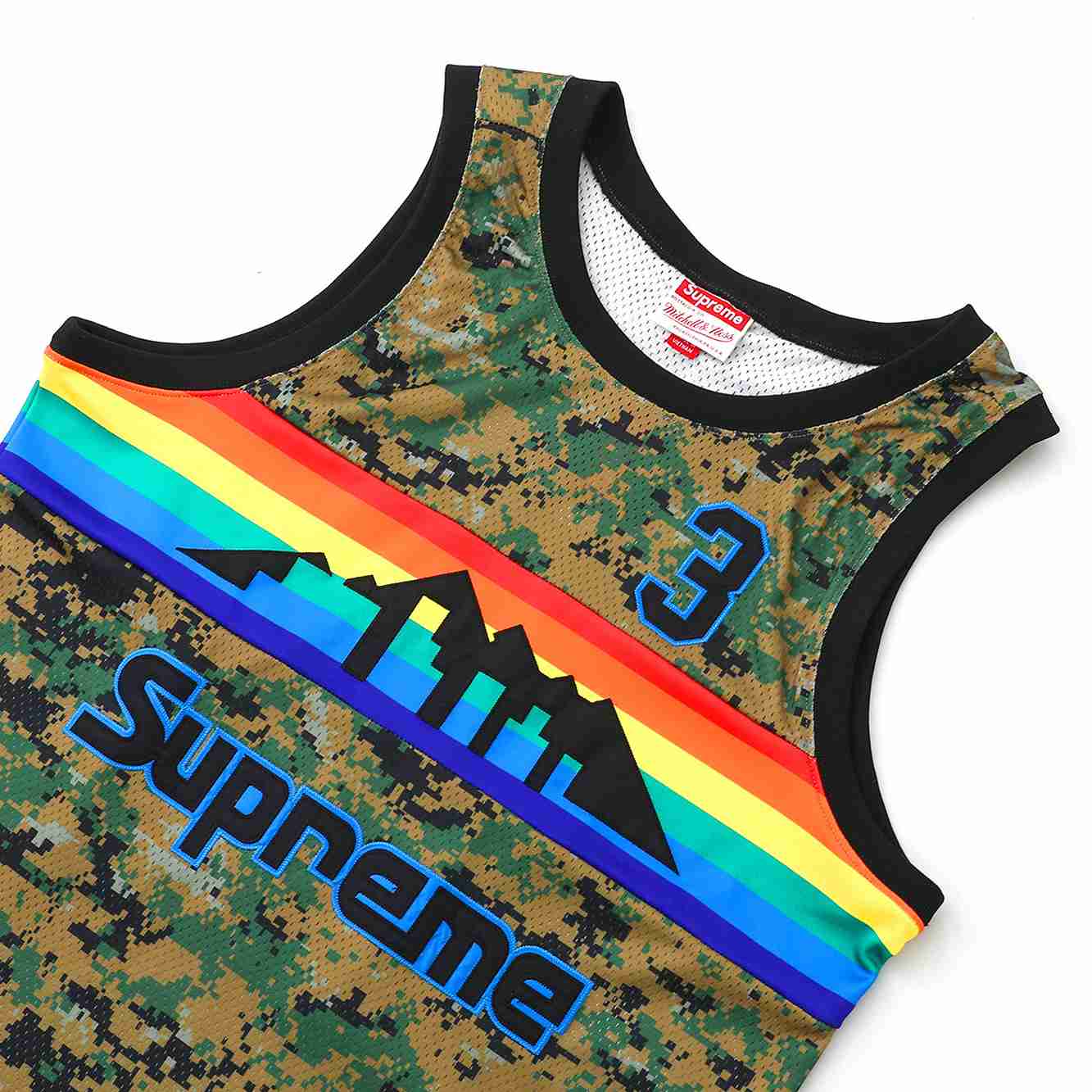 Supreme x Mitchell & Ness Teams Jersey 'Digi Camo' - DesignerGu
