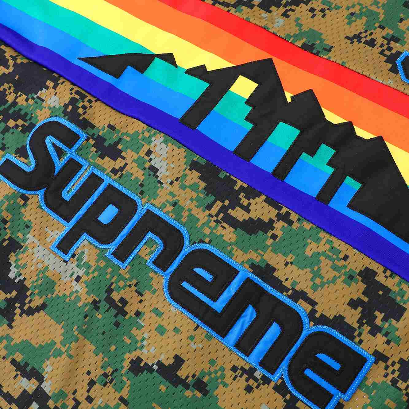 Supreme x Mitchell & Ness Teams Jersey 'Digi Camo' - DesignerGu