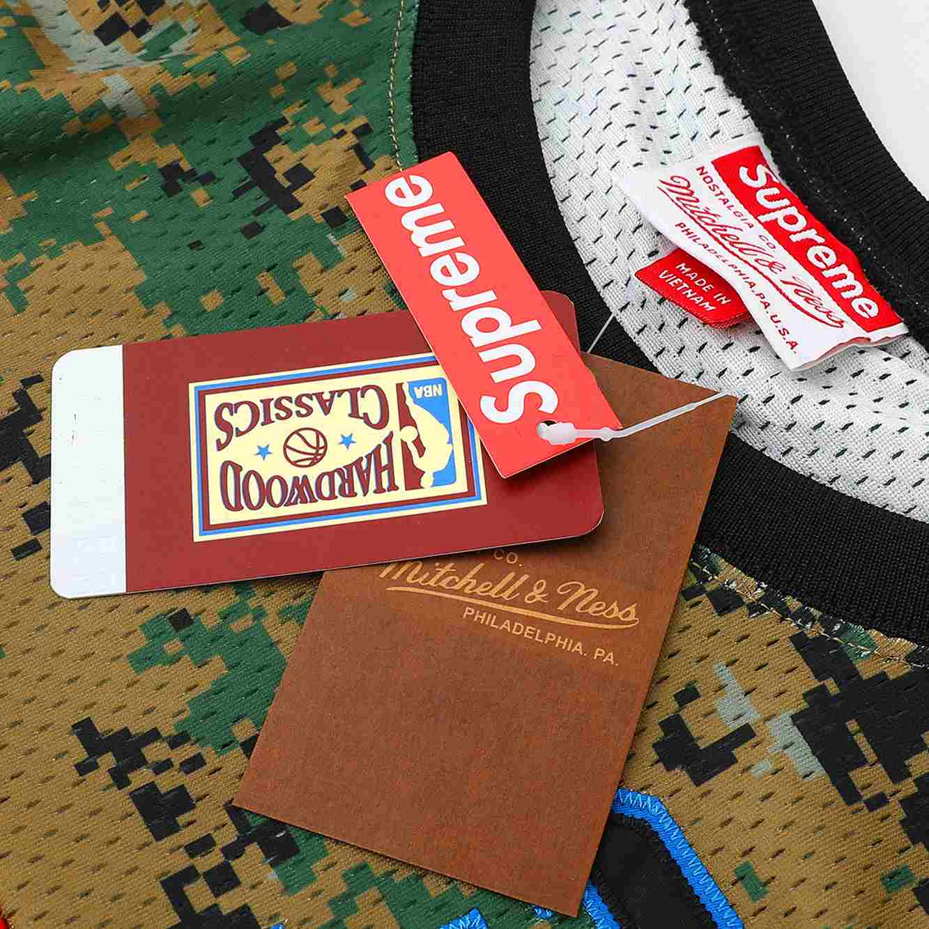 Supreme x Mitchell & Ness Teams Jersey 'Digi Camo' - DesignerGu