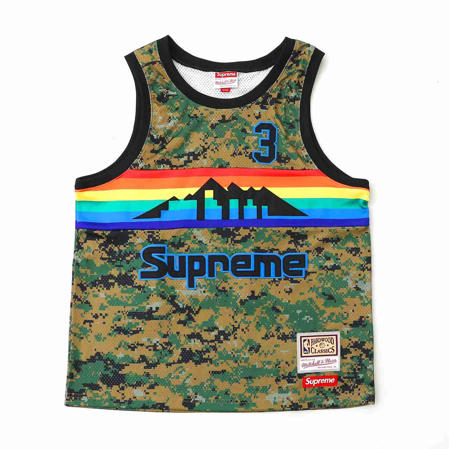 Supreme x Mitchell & Ness Teams Jersey 'Digi Camo' - DesignerGu