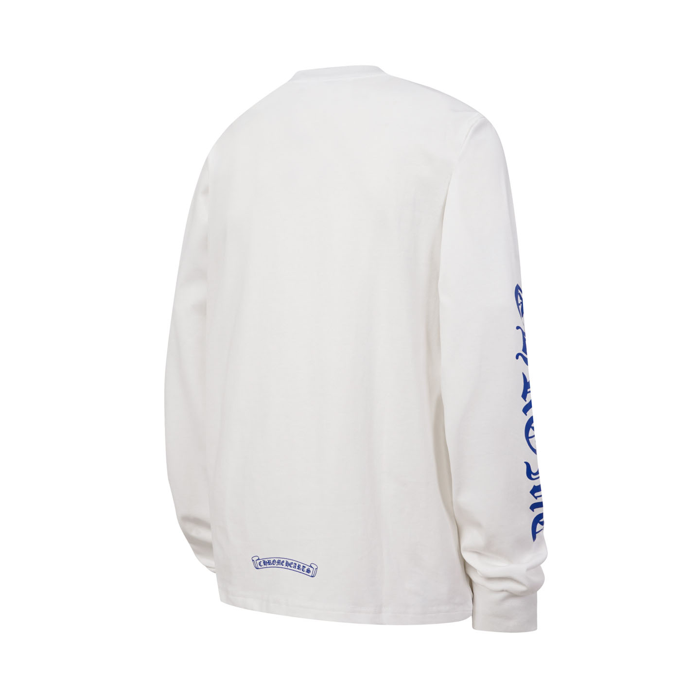 Chrome Hearts Neck Logo Long Sleeve T-Shirt  'White' - DesignerGu