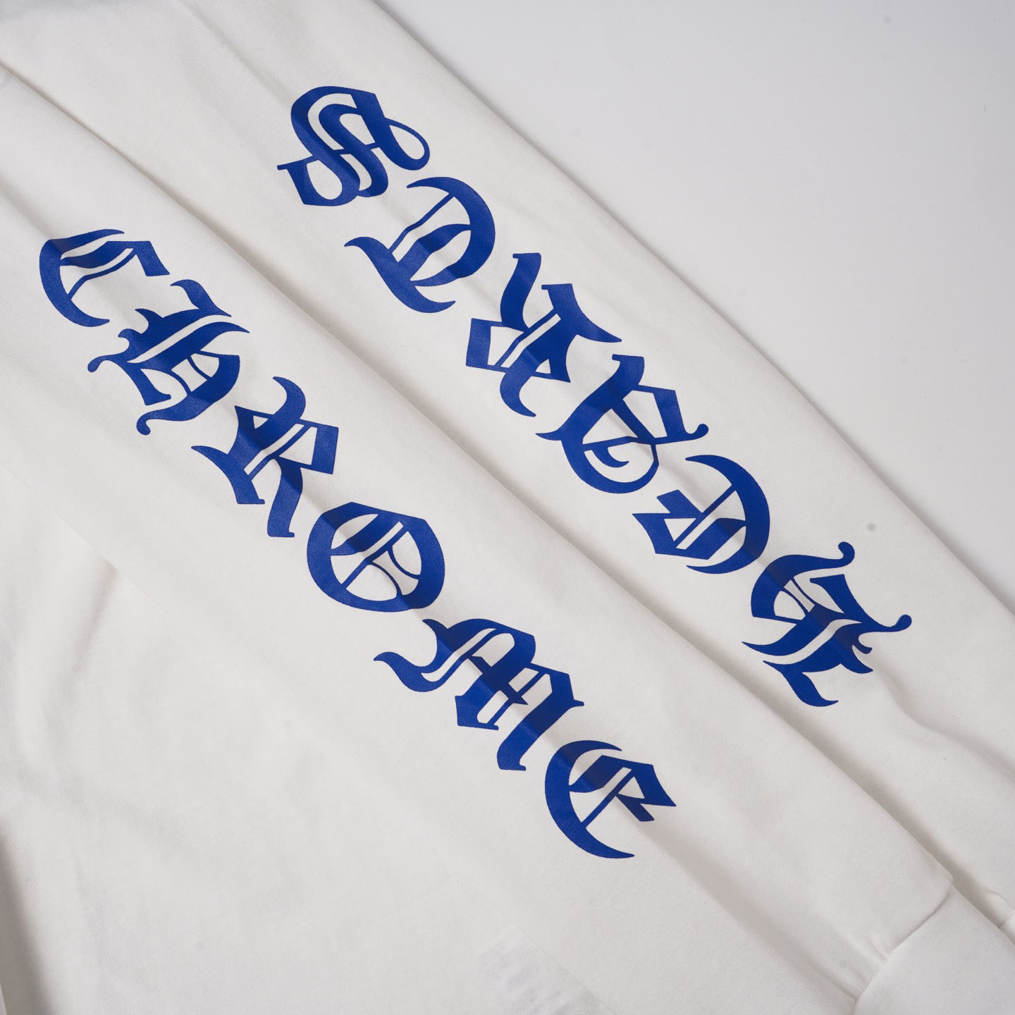 Chrome Hearts Neck Logo Long Sleeve T-Shirt  'White' - DesignerGu
