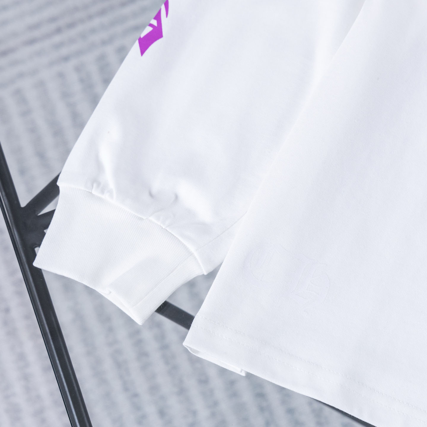 Chrome Hearts Neck Logo Long Sleeve T-Shirt  'White' - DesignerGu