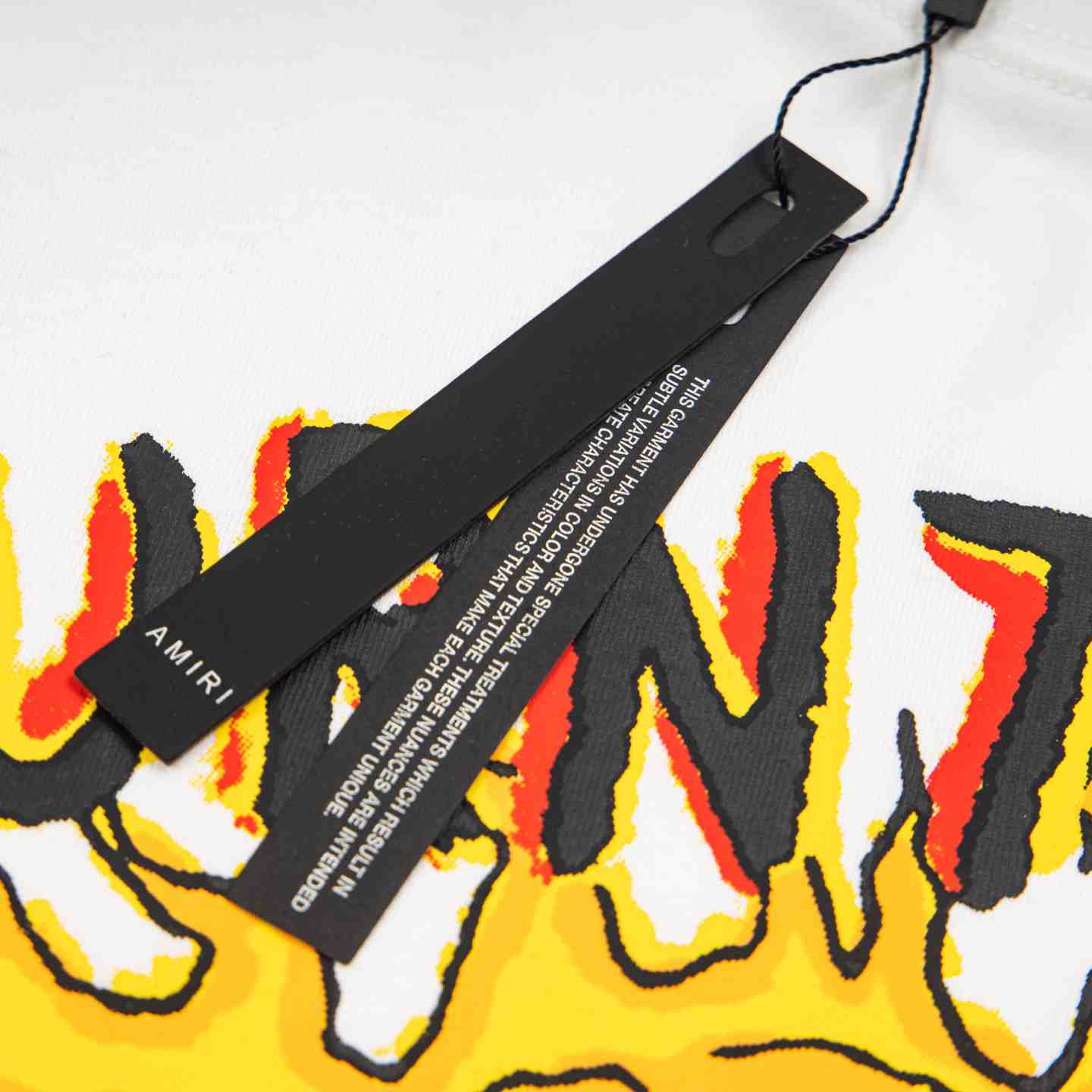 Amiri Cotton Burn Out T-Shirt 'White' - DesignerGu