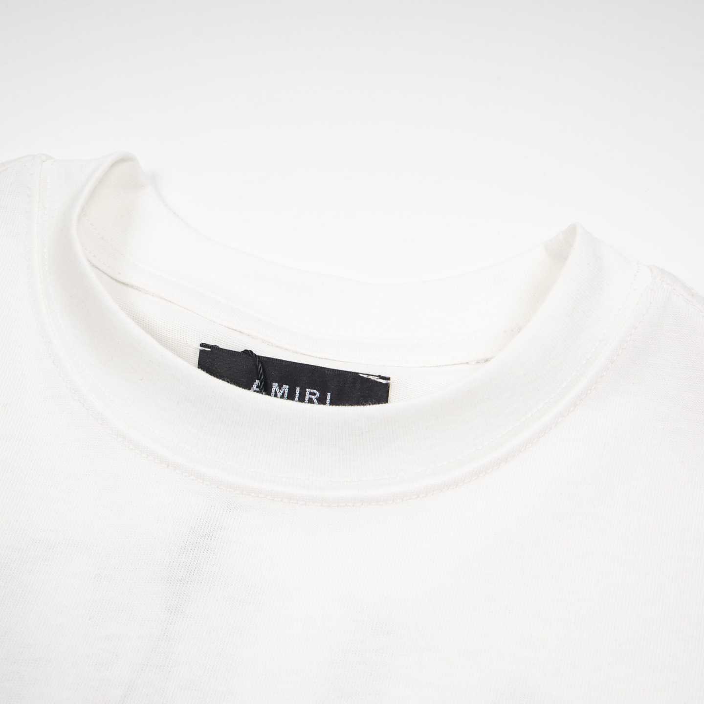 Amiri Cotton Eagle Flames Long Sleeve T-Shirt 'White' - DesignerGu