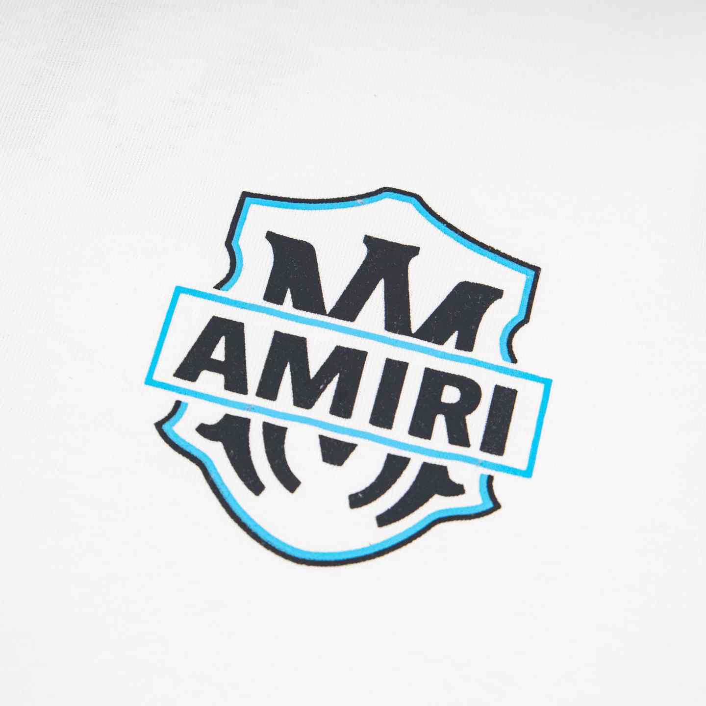 Amiri Cotton Eagle Flames Long Sleeve T-Shirt 'White' - DesignerGu