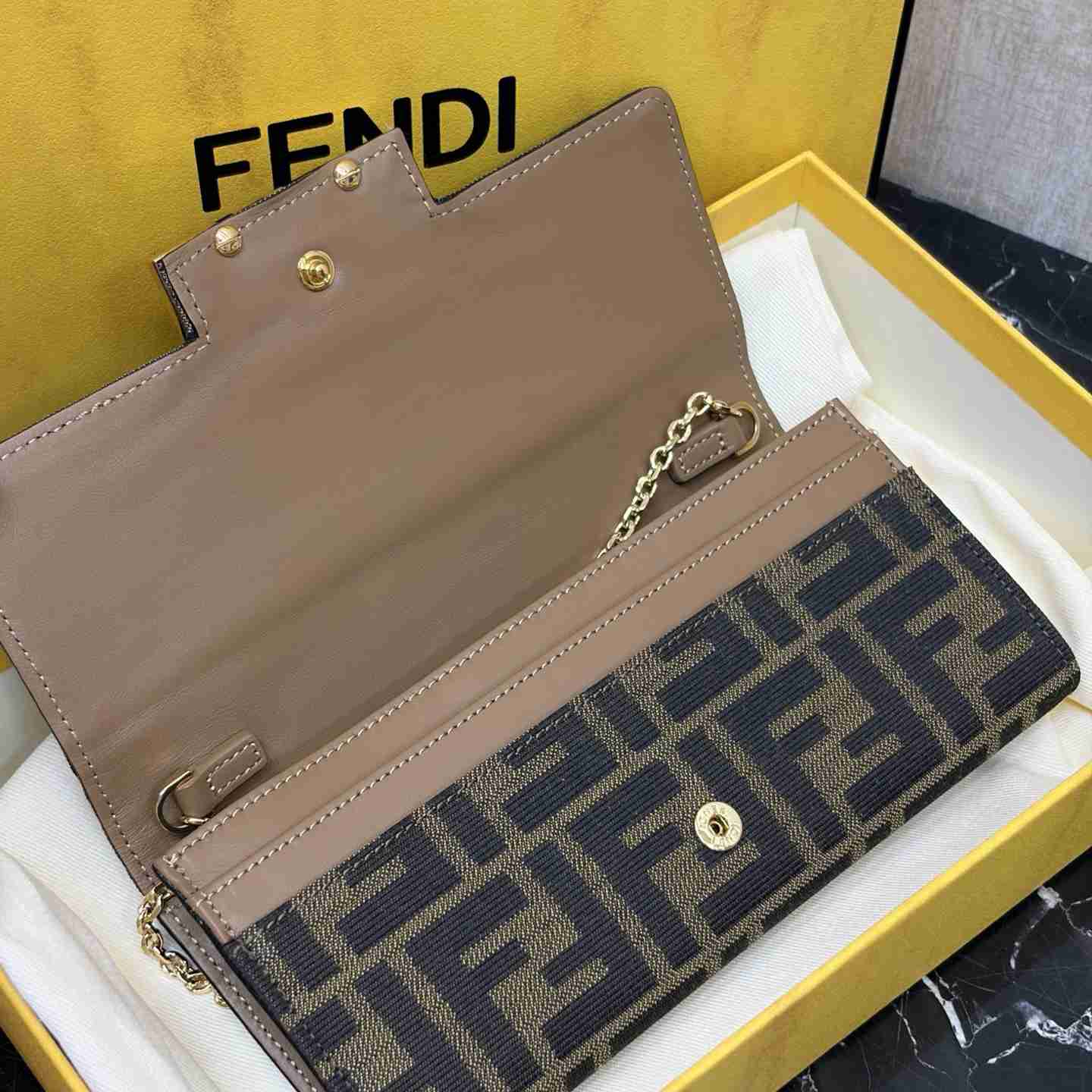 Fendi FF Print Wallet - DesignerGu