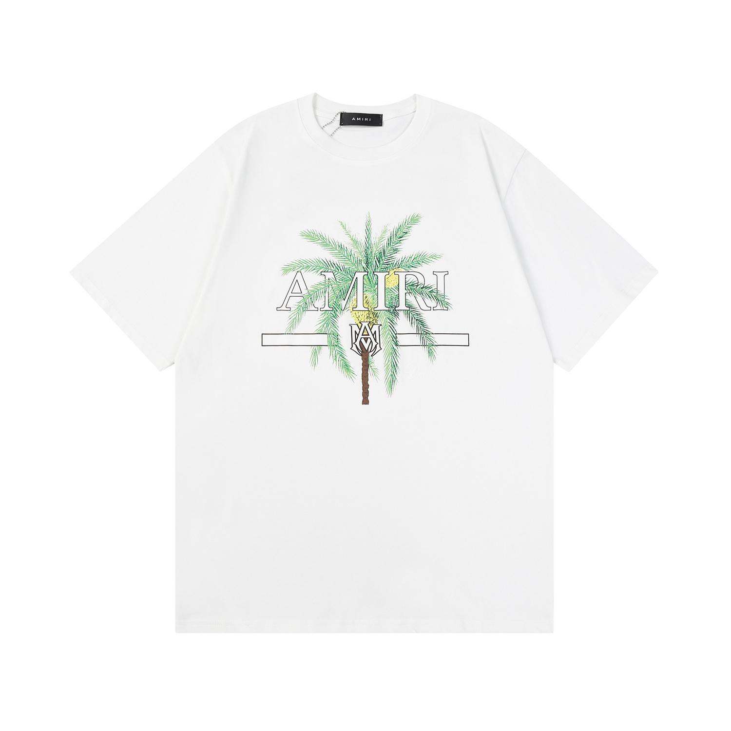 Amiri Palm Tree T-Shirt - DesignerGu