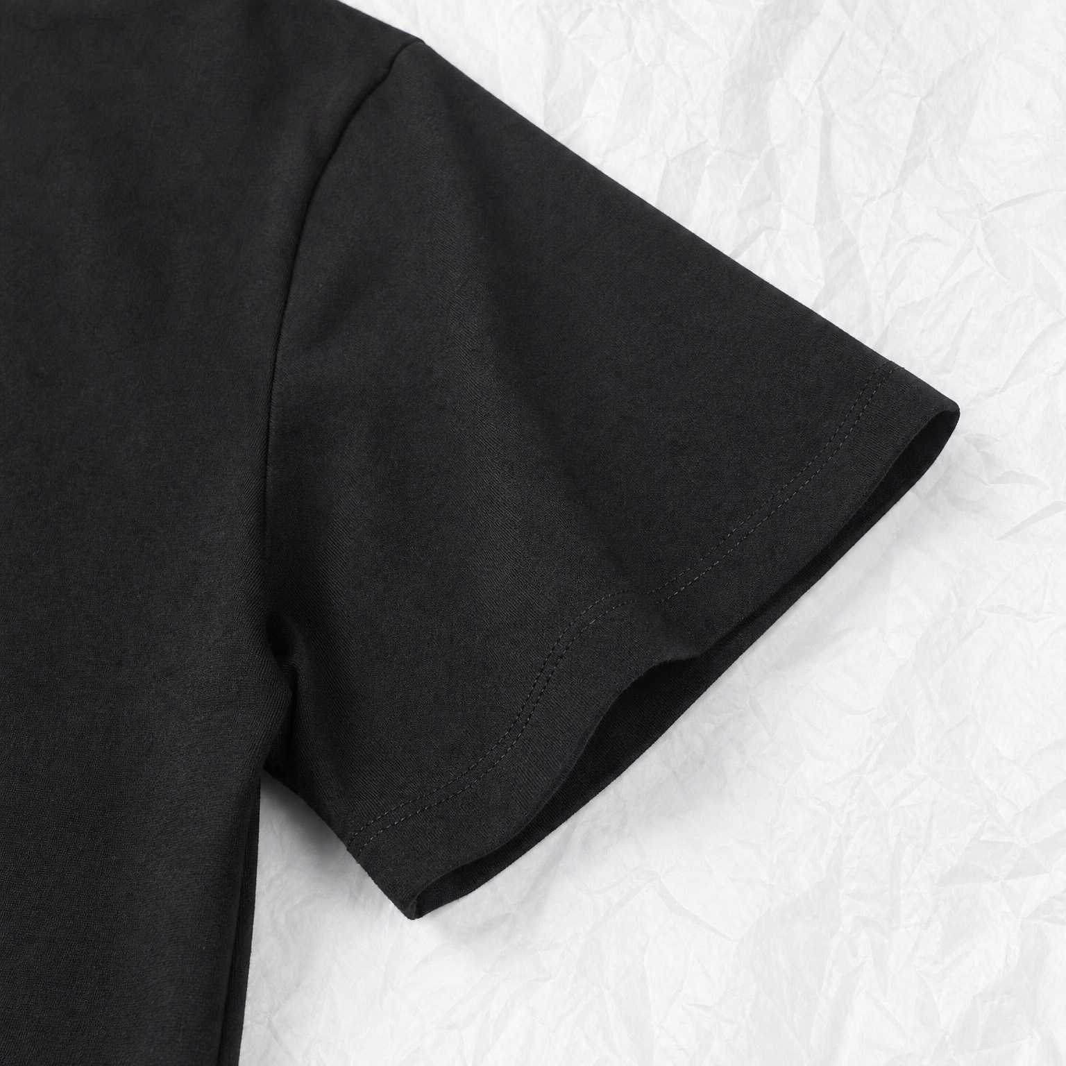 Fendi  Black Cotton T-shirt - DesignerGu